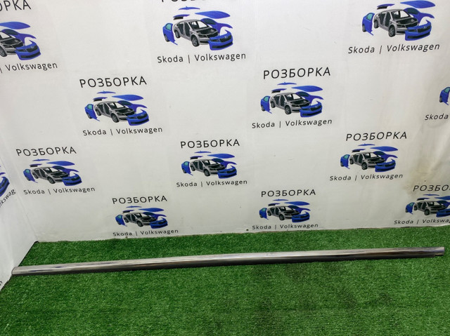 Молдинг опускного скла дверей передньої, лівої 5NN837475AVNH VAG