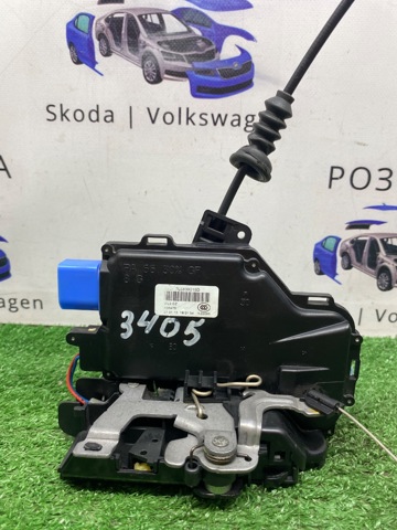 Замок задніх дверей, лівих 7L0839015D VAG