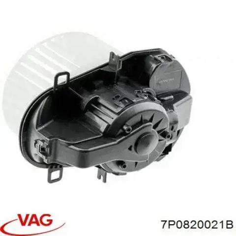 Мотор вентилятора печки (отопителя салона) на volkswagen touareg ii внедорожник (7p5) (01.10 - 12.17) 3.0 v6 tdi casa 7P0820021B