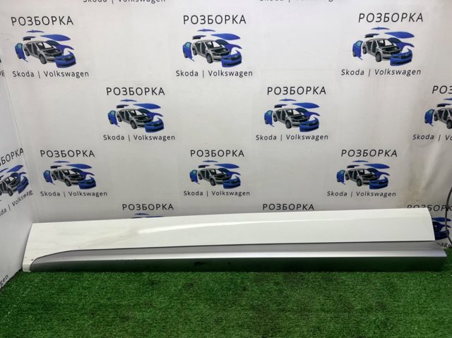 Молдинг передніх лівих дверей, нижній 80A853959AGRU VAG