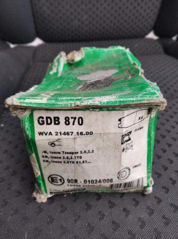 Колодки гальмівні дискові комплект 05P544 LPR