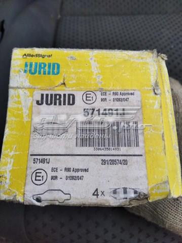 Колодки гальмівні дискові комплект 571491J BENDIX