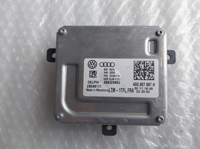 Блок розпалювання, ксенон 4G0907697H VAG