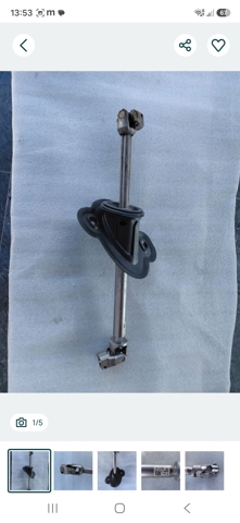 Вал рульової колонки, нижній 80B419753G VAG