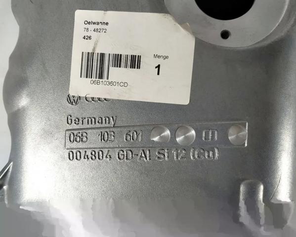 Піддон двигуна 06B103601CD VAG