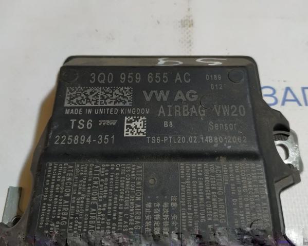 Модуль-процесор керування подушки безпеки 3Q0959655AC VAG