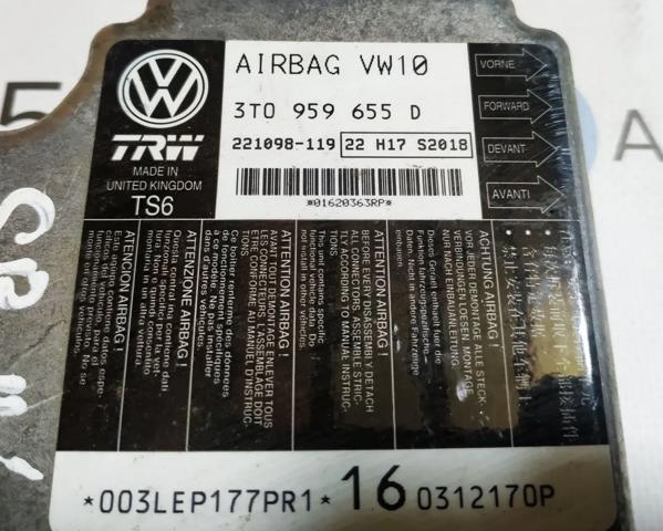 Модуль-процесор керування подушки безпеки 3T0959655D VAG