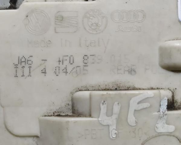 Замок задньої двері, лівої 4F0839015A VAG