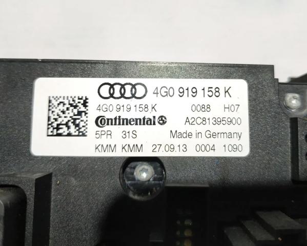 Блок управління пічкою 4G0919158K5PR VAG