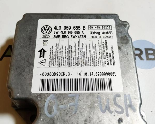 Модуль-процесор керування подушки безпеки 4L0959655B VAG