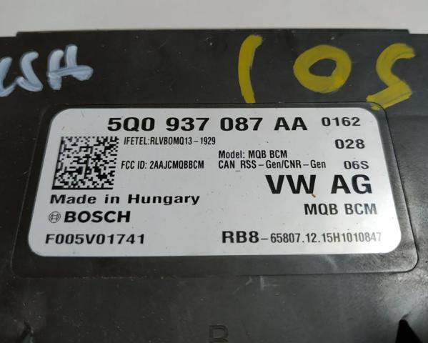 Блок комфорту 5Q0937087AA VAG