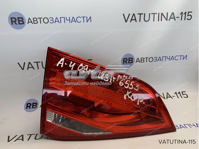 Ліхтар задній лівий, внутрішній 8K5945093E VAG