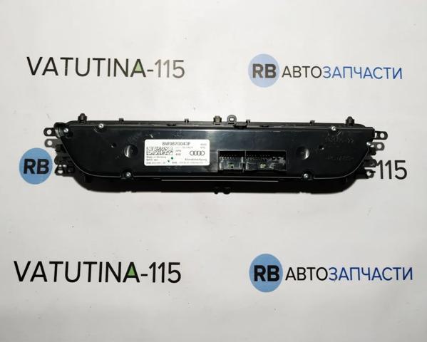 Блок управління пічкою 8W0820043F5PR VAG