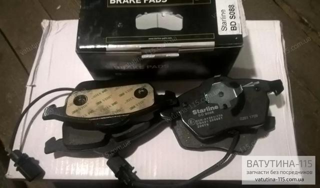 Колодки гальмівні передні, дискові SBDS088 STARLINE