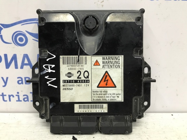 Блок двигуна 237104X03A NISSAN