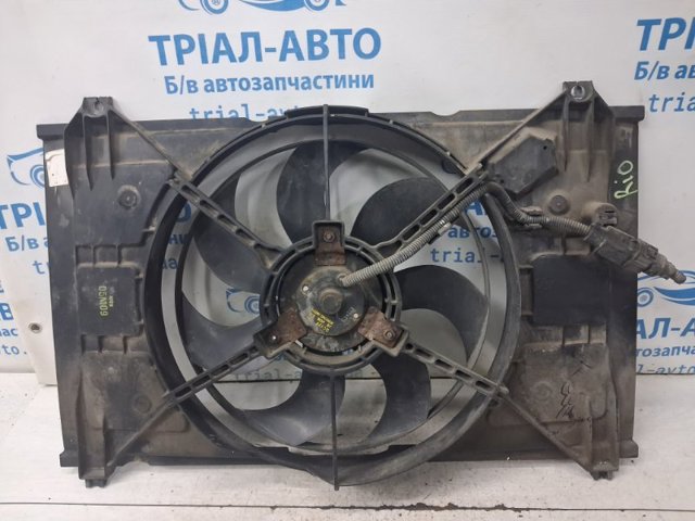 Дифузор радіатора охолодження, в зборі з мотором і крильчаткою 253801G050 HYUNDAI