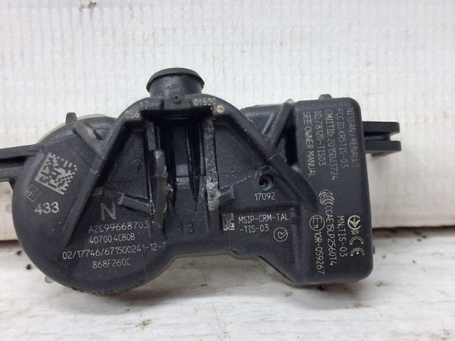 Датчик контролю тиску в шинах 407004CB0B NISSAN
