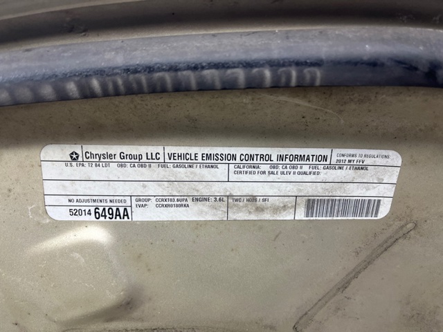 Капот 55369587AD CHRYSLER