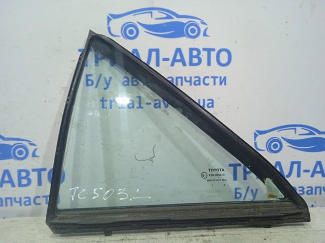 Скло-кватирка двері, задньої, лівої 6812433080 TOYOTA