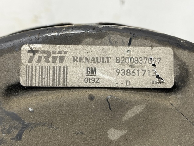 Підсилювач гальм вакуумний 8200837097 RENAULT