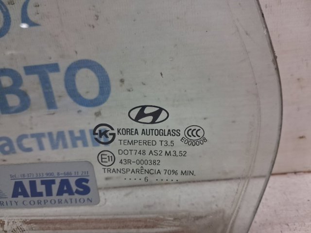 Кватирка дверей трикутник, задньої, лівої 834172B000 HYUNDAI