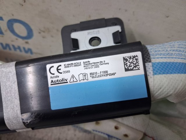 Подушка безпеки, шторка бічна, ліва, AIRBAG 85010F1000 HYUNDAI