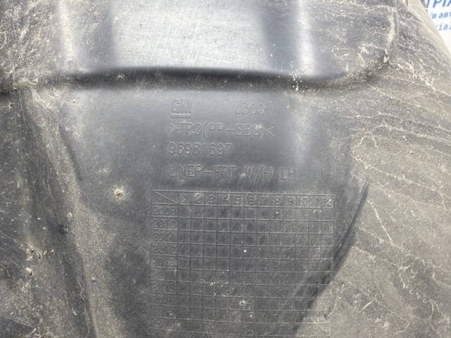 Підкрилок передній лівий 95953136 GM