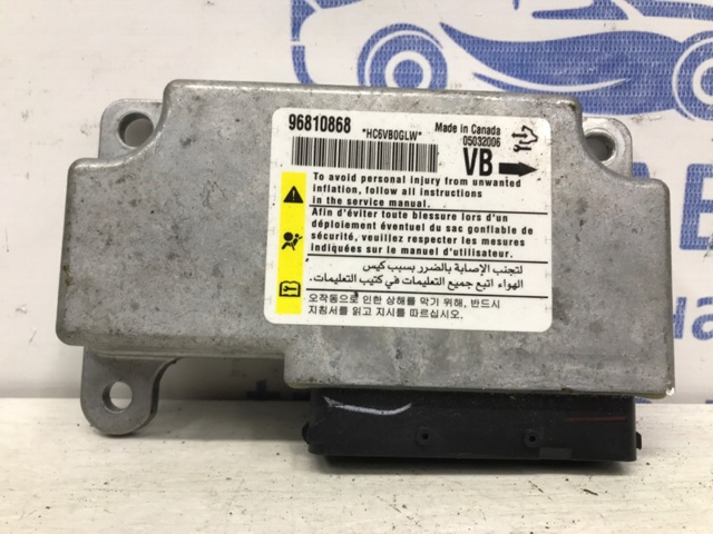 Блок управління airbag 96810868 GM
