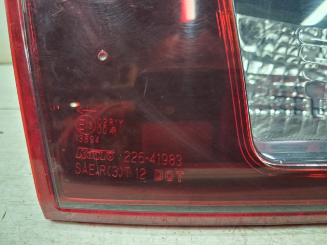 Ліхтар задній лівий, внутрішній BJF2513G0C MAZDA