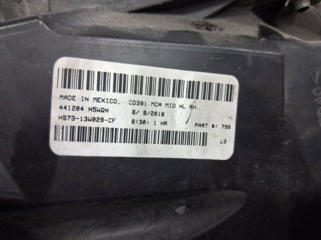 Фара правая HS7Z13008G FORD
