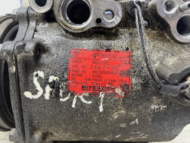 Компресор системи кондиціювання MR315442 MITSUBISHI