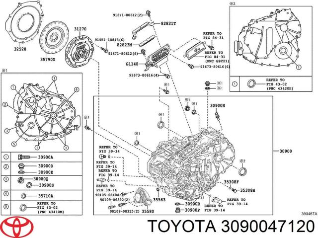 Автоматична коробка передач 3090047120 TOYOTA