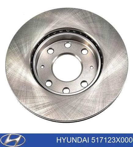Диск переднього гальма 517123X000 HYUNDAI