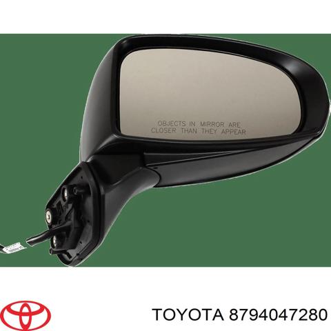 Бічне дзеркало заднього виду ліве 8794047280 TOYOTA