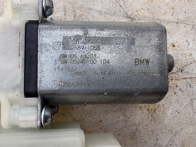 Мотор склопідйомника водійських дверей 9450069 BMW