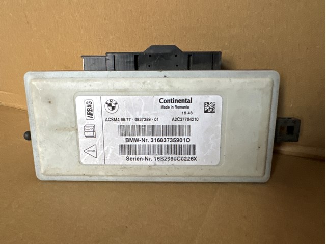 Блок управління airbag 6837359 BMW
