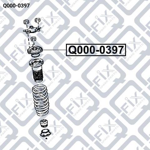Кріплення переднього амортизатора Q0000397 Q-FIX
