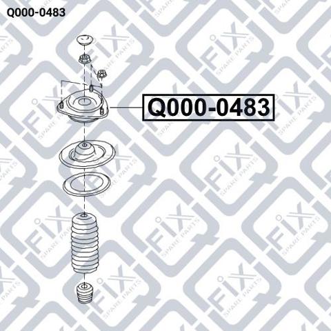 Кріплення переднього амортизатора Q0000483 Q-FIX