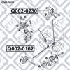 Задня подушка двигуна Q0020230 Q-FIX