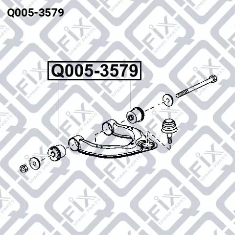 Сайлентблок переднього верхнього важеля Q0053579 Q-FIX