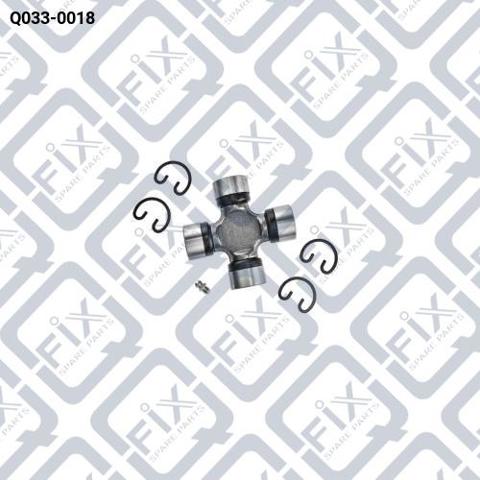 Хрестовина карданного валу, заднього Q0330018 Q-FIX