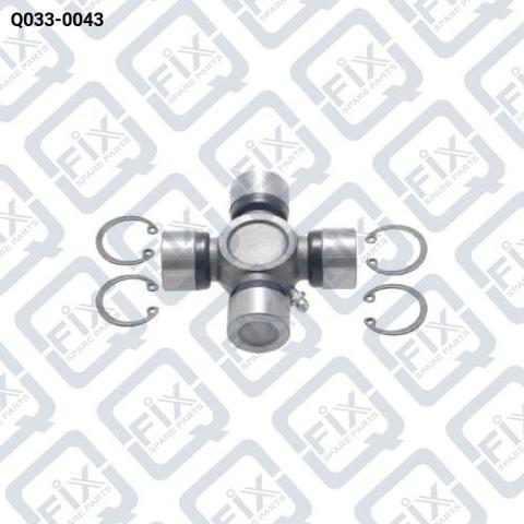 Хрестовина карданного валу, заднього Q0330043 Q-FIX