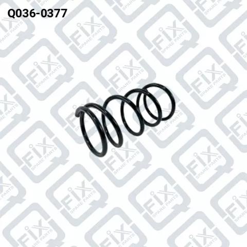 Пружина амортизатора передняя Q0360377 Q-FIX
