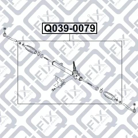 Кермова рейка Q0390079 Q-FIX