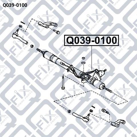 Управління рульове в зборі Q0390100 Q-FIX