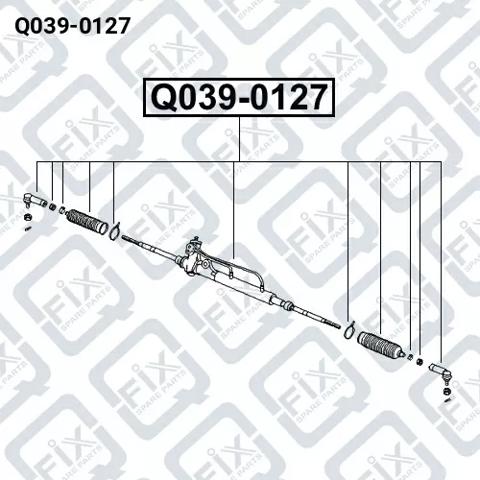 Рульова рейка Q0390127 Q-FIX