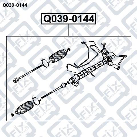 Рульова рейка Q0390144 Q-FIX