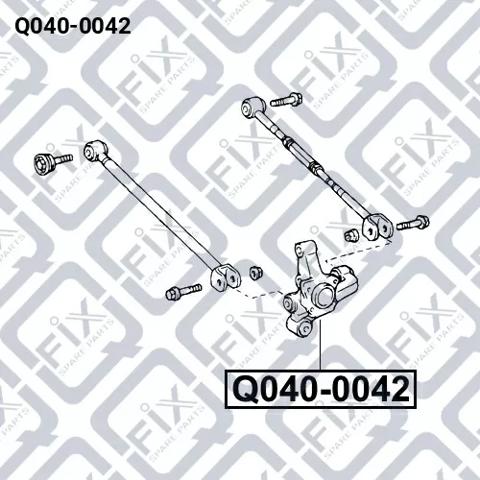 Цапфа ліва Q0400042 Q-FIX