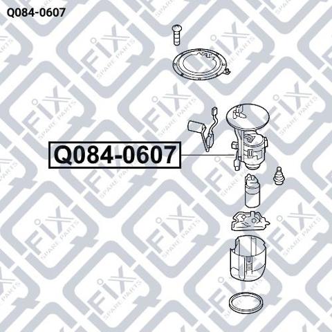 Фільтр палива Q0840607 Q-FIX