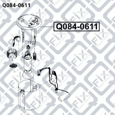 Фільтр паливний Q0840611 Q-FIX